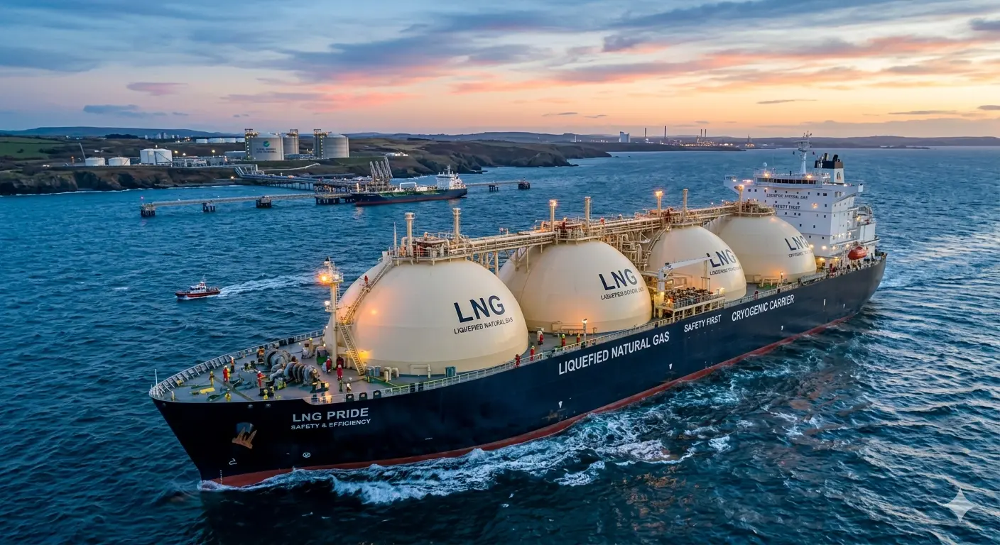 LNG Transportation Truck Logistics